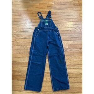 Liberty Overalls Youth 14 Regular Denim Bib Carpenter Jeans Blue Vintage Style